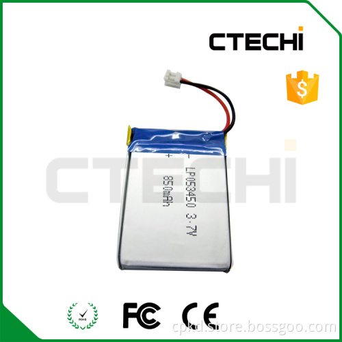 rechargeable 503450 lipo battery for positioning shoes